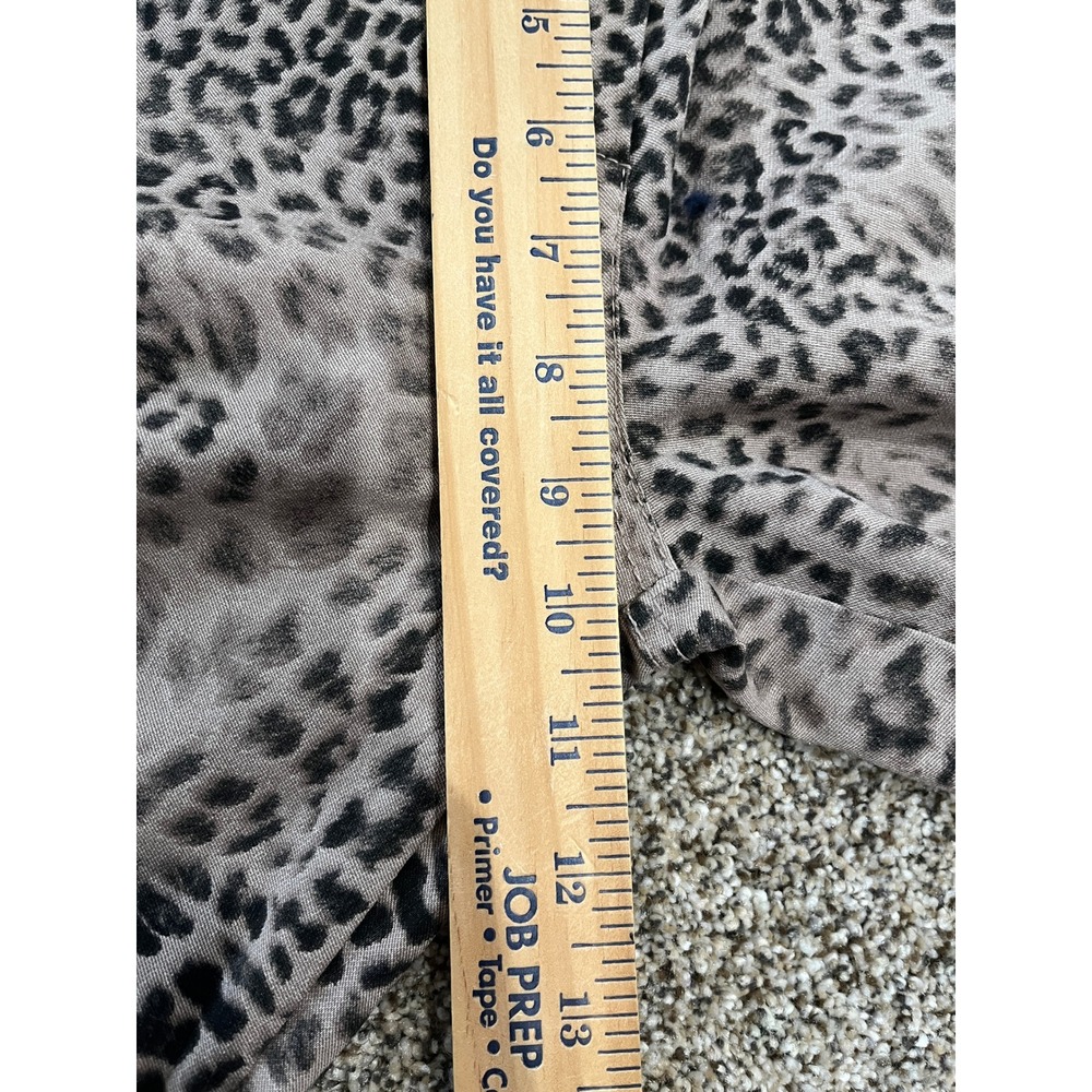 Gigi Moda Made in Italy Leopard Print Pant Women's Size Small 28x28 - Picture 7 of 10